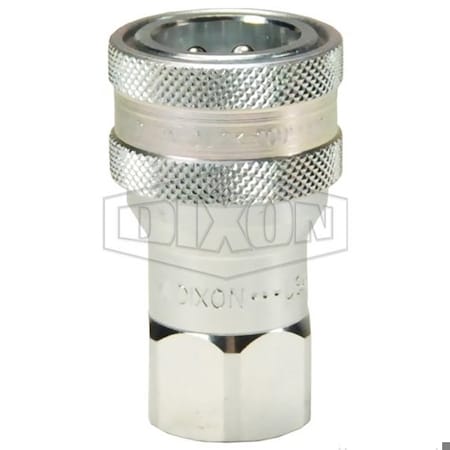 Dixon AG Series Agricultural Ball Coupler, 1/2-14 Nominal, Female BSPP, Steel 4AGBF4